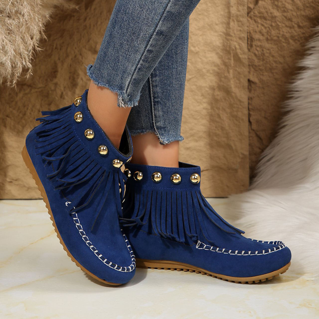 Catalina Fringe Boots