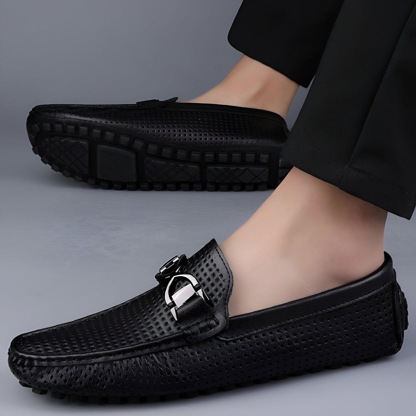 Alberto Comfort Leather Loafers