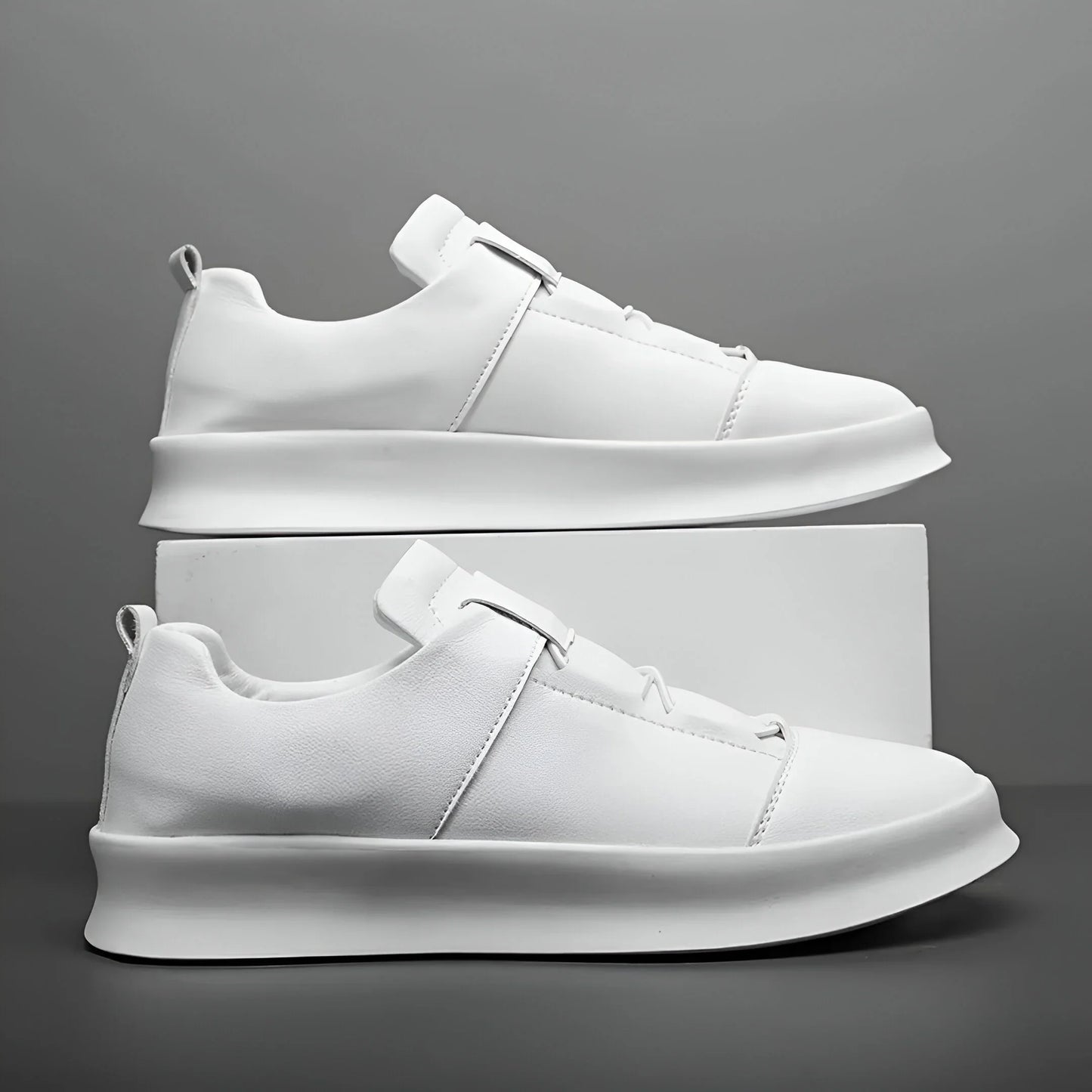 Enzo Slip-On Leather Sneakers